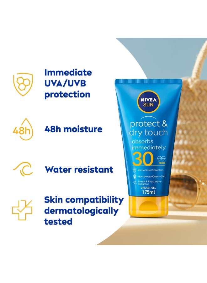 Nivea - Sun Protect And Dry Touch Cream Protection SPF 30 175ml - Image 1