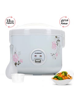 Olsenmark Automatic Rice Cooker 1.5 L 708 W OMRC2251 White/Pink/Black  - Image 1