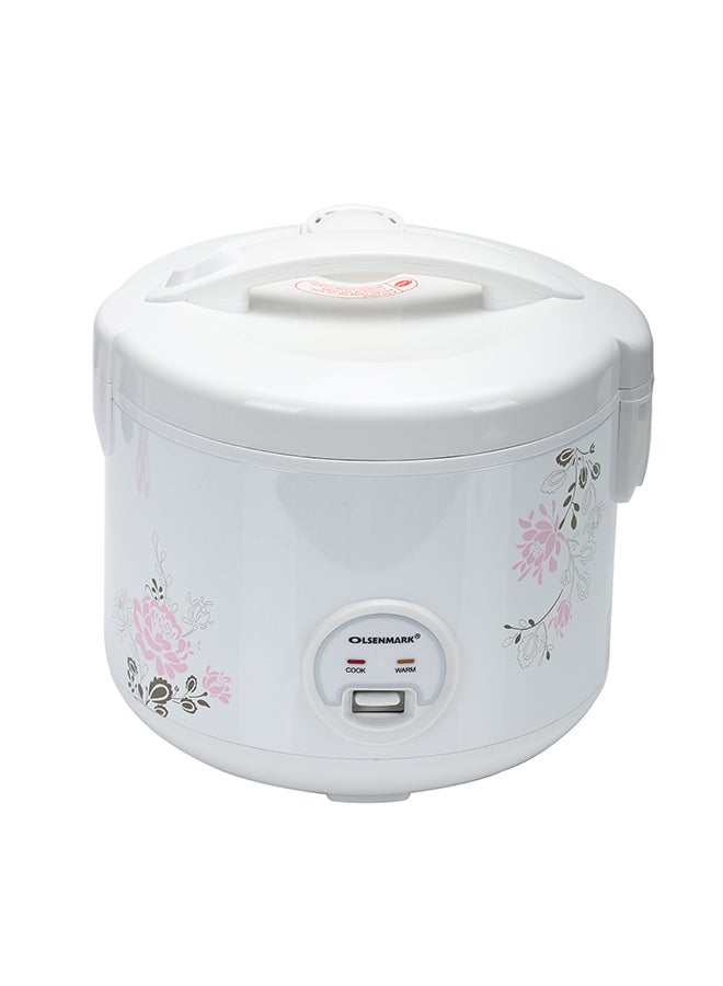Olsenmark - Automatic Rice Cooker 1.5 L 708 W OMRC2251 White/Pink/Black - Image 1