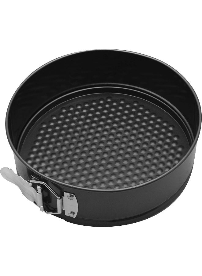 راج صينية خبز دائرية غير لاصقة مزودة بمشبك أسود 20سم - Image 1