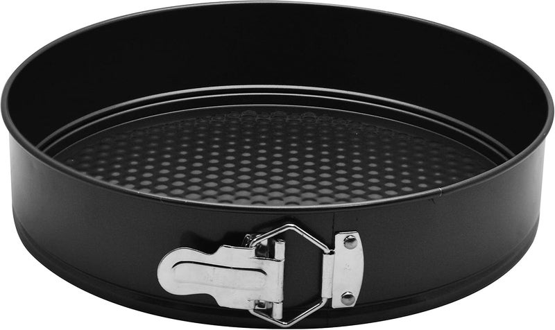 راج صينية خبز دائرية غير لاصقة مزودة بمشبك أسود 28سم - Image 2