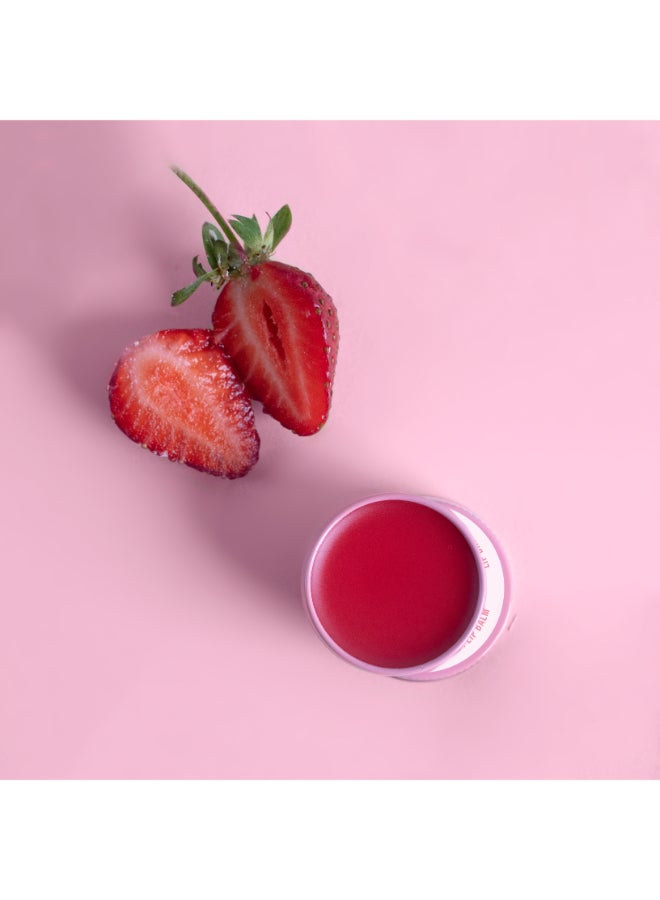 إيسنشالز مرطب شفاة بنكهة الفراولة وردي - Image 2