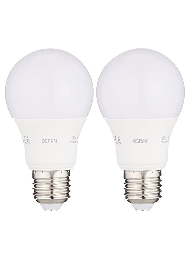 Osram 8W LED Bulb, Warm White 2700K, E27 Base, 806lm Energy-Efficient Lamp Warm White