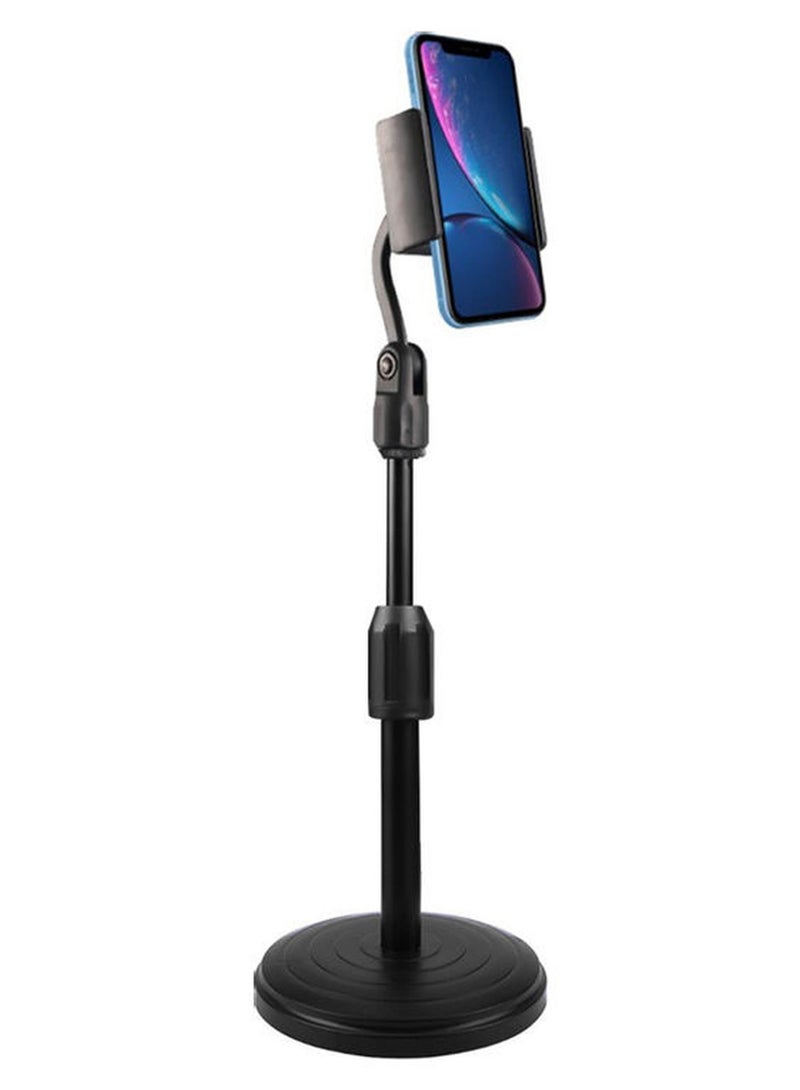 Trands 3-In-1 Microphone Mobile Phone Tablet Holder Black - Image 1