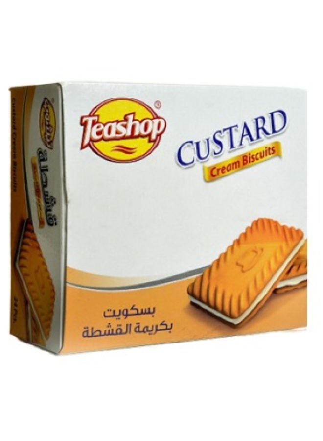 Teashop - Custard Cream Biscuits 25grams Pack of 24 - Image 1