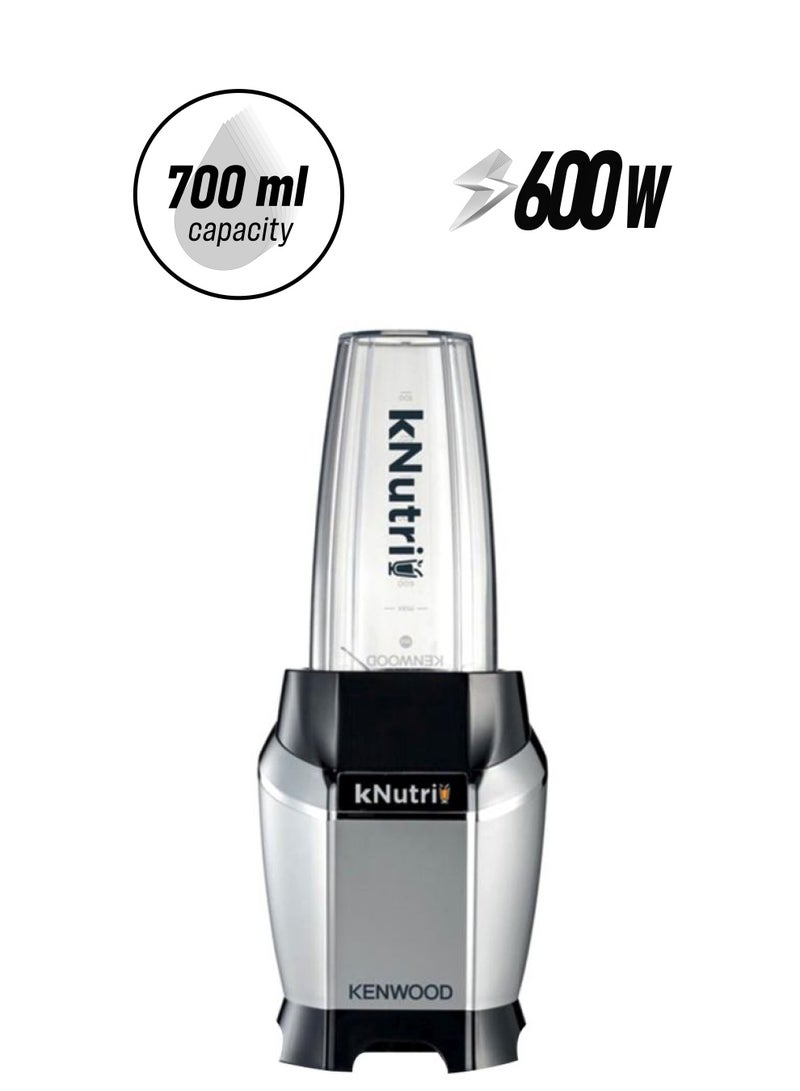 كينوود خلاط نيوتري 0.7 L 600 W OWBSP70.560SI فضي/أسود/شفاف  - Image 1