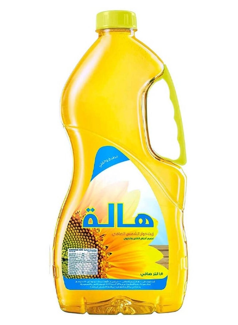 halah Pure Sunflower Oil, 1.5 Liter - Image 1