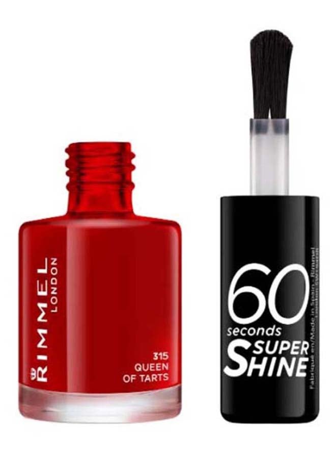 ريميل لندن طلاء أظافر سوبر شاين يجف في غضون 60 ثانية 315 كوين أوف تارتس - Image 2