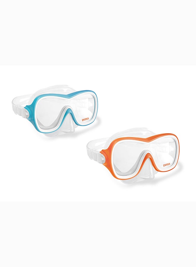 INTEX 1 Piece Wave Rider Mask Assorted 23.1775x9.2075x20.955cm - Image 1