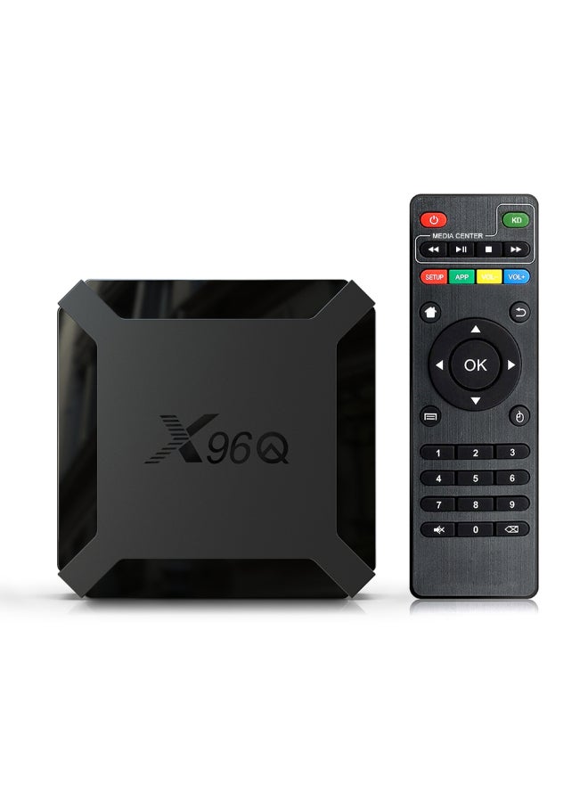 X96Q Android 10.0 Allwinner H313 Quad Core Set Top Box V7545EU-16G_P Black