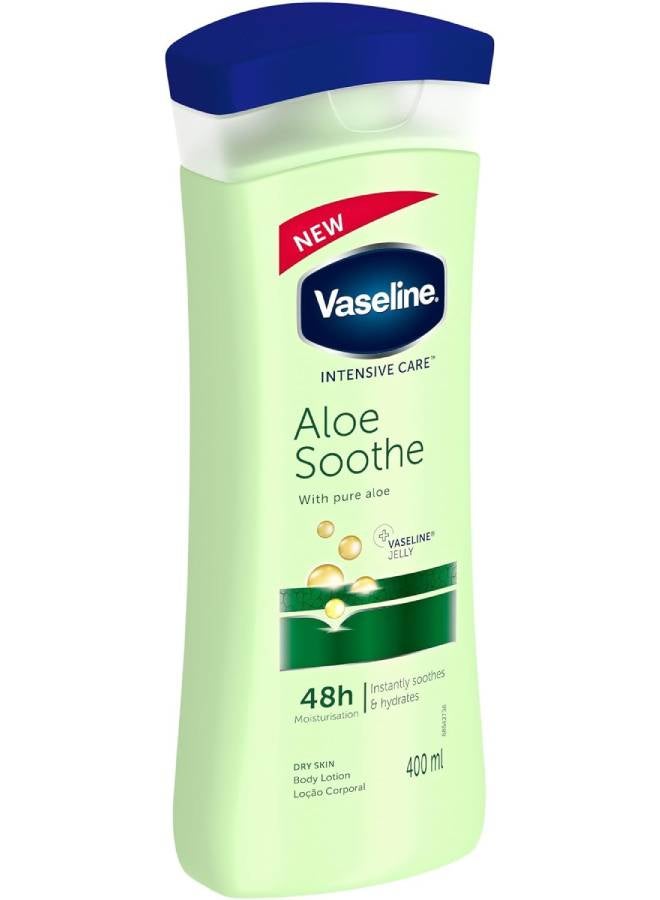 Vaseline Intensive Care Aloe Soothe 48H Moisturizing Body Lotion 400ml  - Image 2