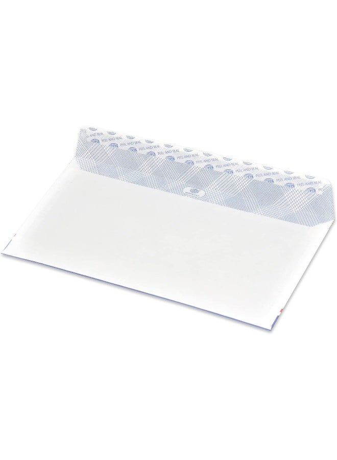 FIS Airmail Envelopes, 115x225mm, 70gsm White Paper, Peel & Seal, Pack of 25 White - Image 2