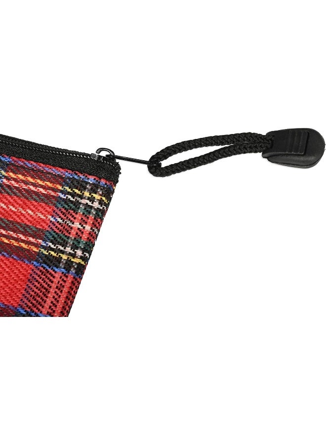 FIS® Zipper Bag, B5 Size (290x210mm), Portable Heavy Duty Multipurpose Pouch Bag, Packet of 10, Stripe Red Red/Blue/Green - Image 5