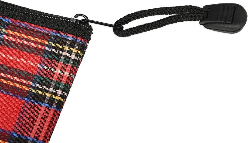 FIS® Zipper Bag, B5 Size (290x210mm), Portable Heavy Duty Multipurpose Pouch Bag, Packet of 10 Pieces, Stripe Red Color Stripe Red - Image 5