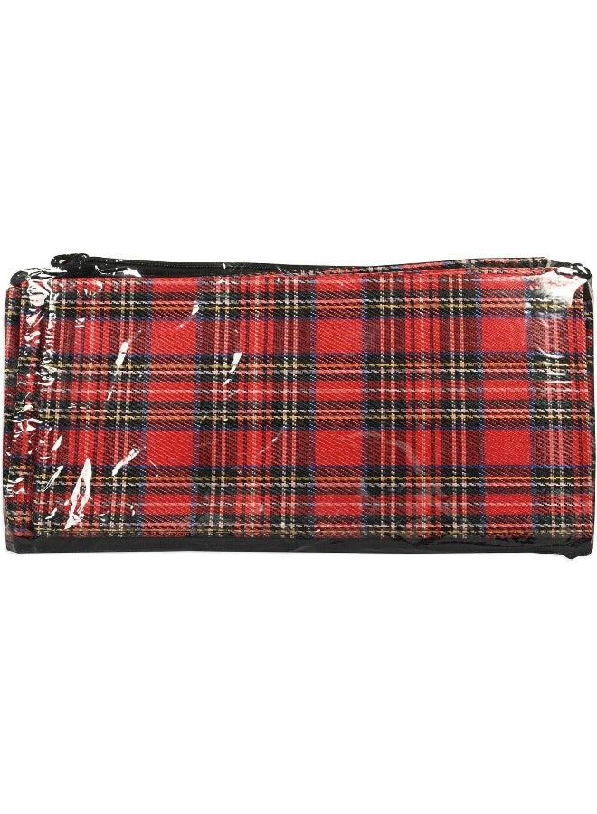 FIS® Zipper Bag, Portable Heavy Duty Multipurpose Pouch, Stripe Red, 10 Pieces Stripe Red - Image 1