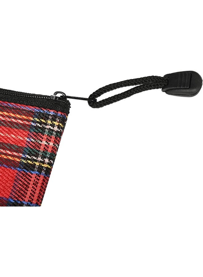 FIS® Zipper Bag, Portable Heavy Duty Multipurpose Pouch, Stripe Red, 10 Pieces Stripe Red - Image 5