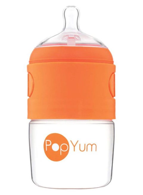 Anti-Colic Formula Making, Mixing, Dispenser Baby Feeding Bottle With 1 Nipple- 5 oz Orange