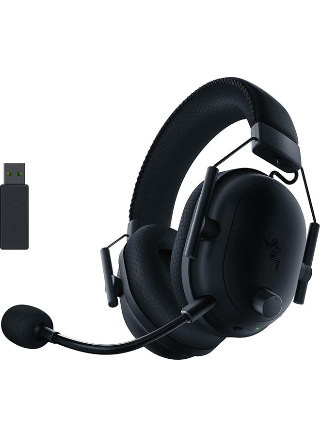 RAZER - Razer BlackShark V2 Pro Wireless Gaming Headset: THX 7.1 Spatial Surround Sound - 50mm Drivers - Detachable Mic - for PC, PS5, PS4, Switch, Black - Image 1