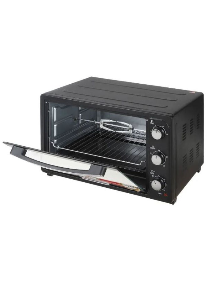 نيكاي - فرن كهربائي طراز Net50RCB 45 L 1800 W NET45RCB1 أسود/ شفاف/ فضي - Image 1