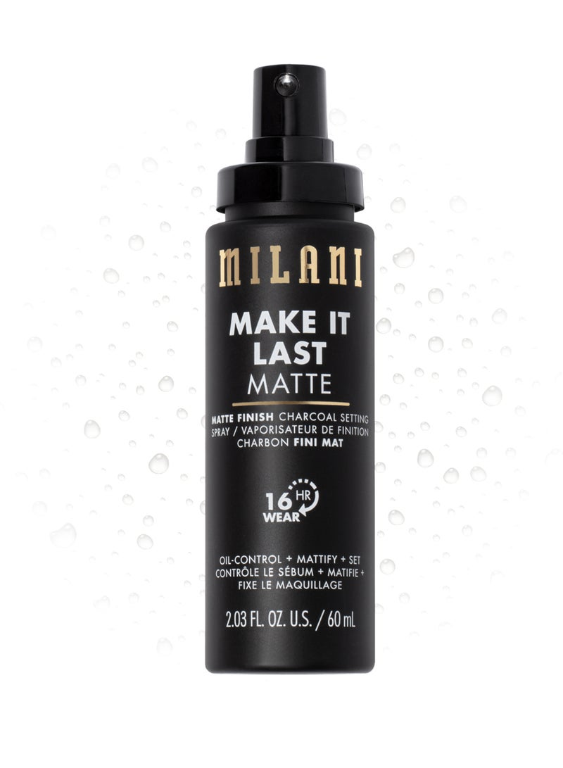 MILANI Make It Last Setting Spray Charcoal 05 Matte Finish - Image 1