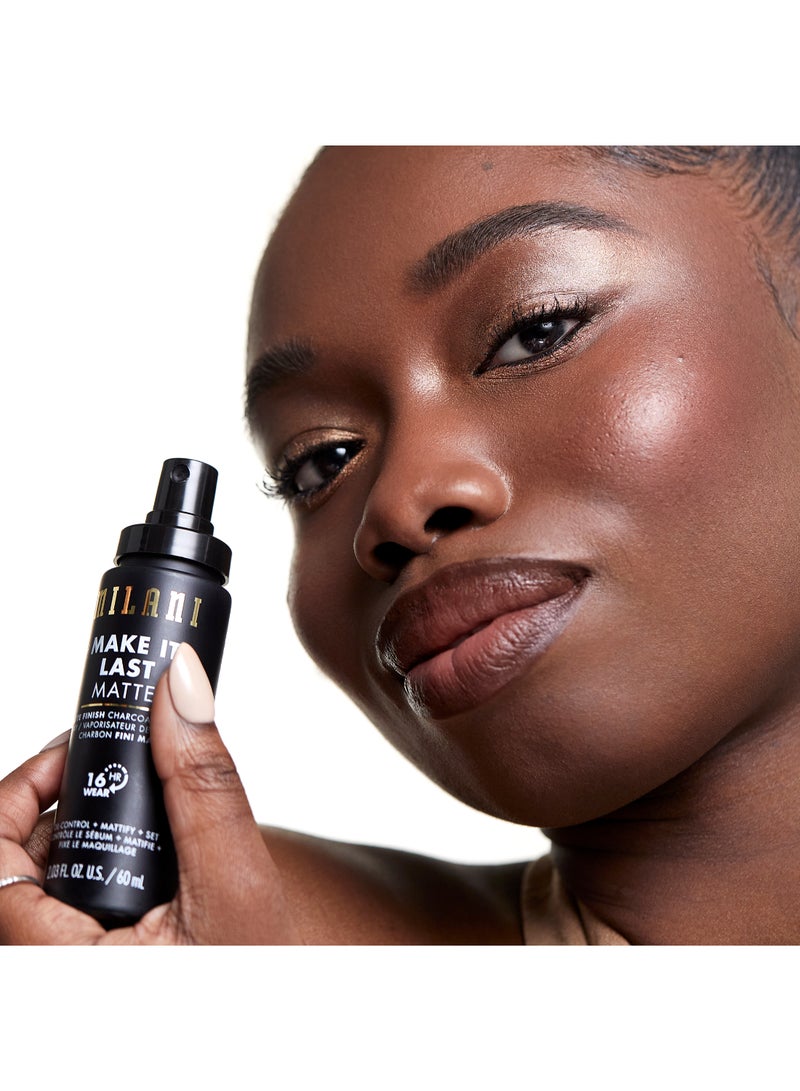 MILANI Make It Last Setting Spray Charcoal 05 Matte Finish - Image 3