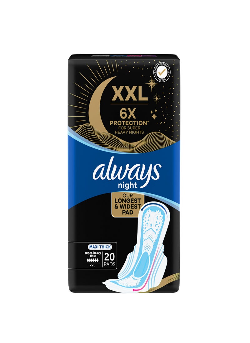 Always Night Long Pads 20 Count  - Image 1