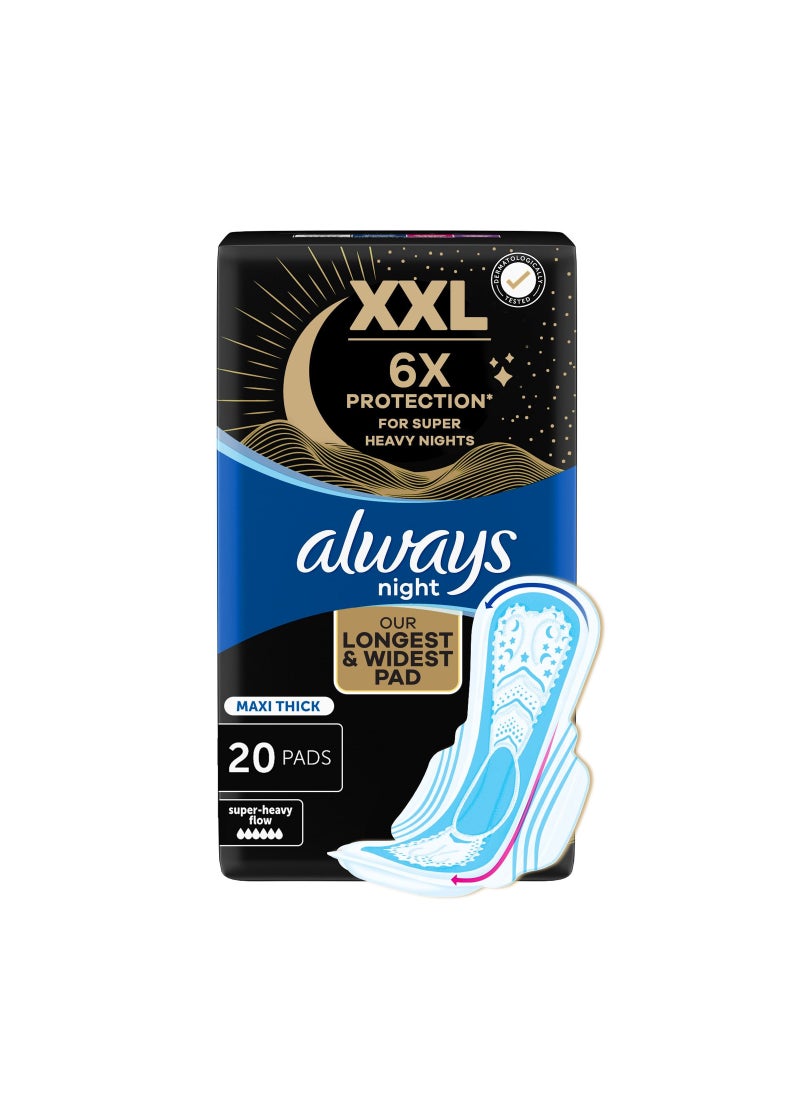 Always Night Long Pads 20 Count - Image 1