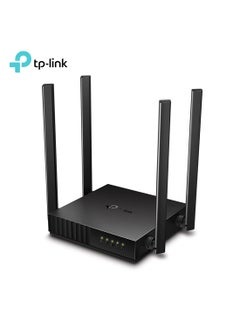 راوتر آرشر C54 AC1200 ثنائي النطاق لاسلكي بتقنية MU-MIMO وعدد 4 هوائيات خارجية وبأوضاع متعددة 3 في 1 ومدى تغطية واسع وبخاصية التحكم الأبوي أسود