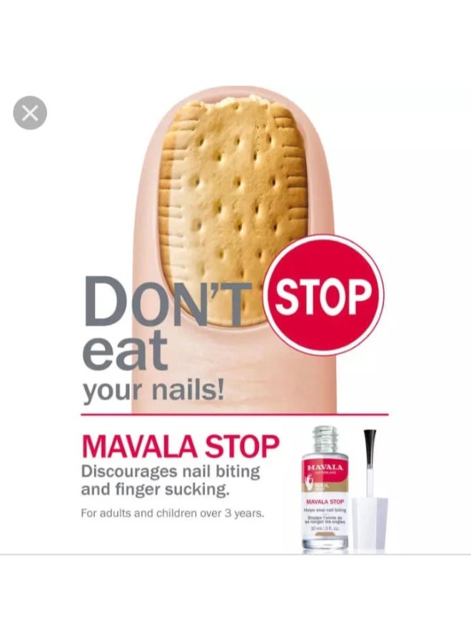 Mavala Stop Discourages Nail Biting White 10ml - Image 3
