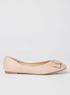 Stylish Comfortable Slip-On Flat Ballerina Nude Pink