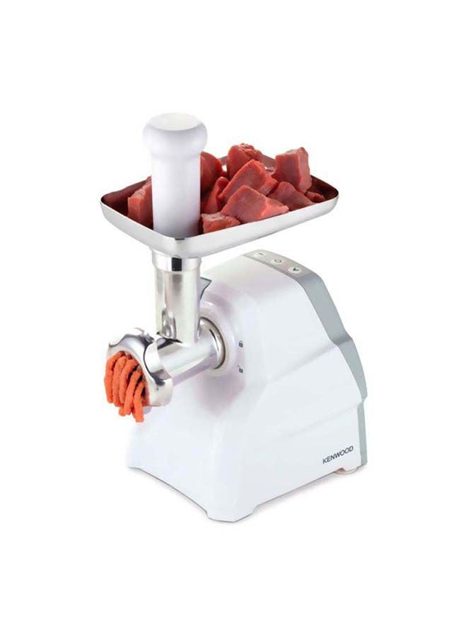 KENWOOD Food Meat Mincer, Grinder, Kebbe Maker, Sausage Maker 2100 W MGP40.000WH White - Image 3