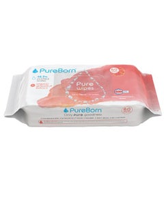 PureBorn Pure Grapefruit Wipes 60 Count  - Image 2