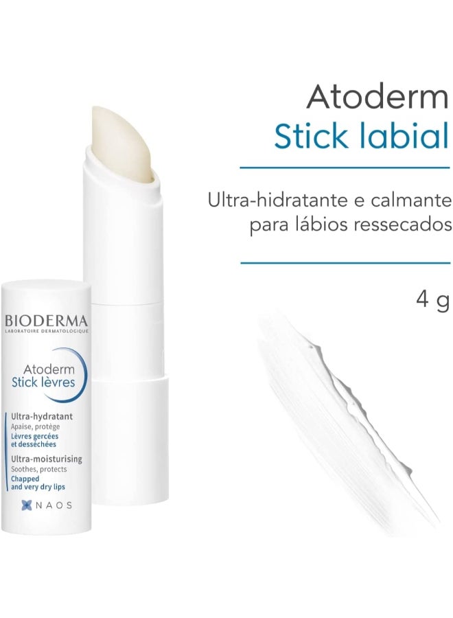 Bioderma Atoderm Lips Moisturising Stick 4grams - Image 2