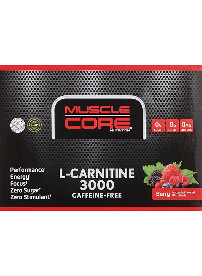 MUSCLE CORE - Nutrition L-Carnitine 3000Mg Berry, 60 ml - Pack Of 12 - Image 1
