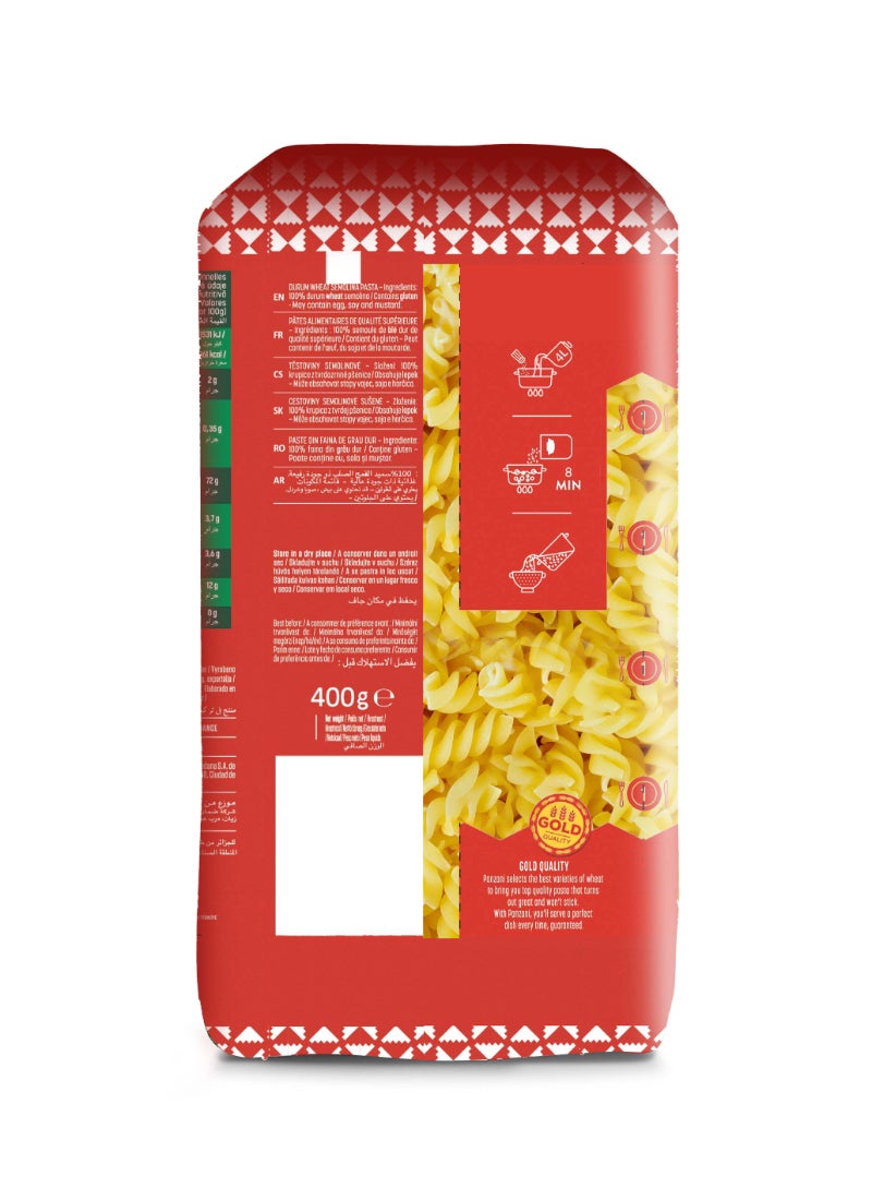 Panzani - Pasta Short Fusilli 400grams - Image 1