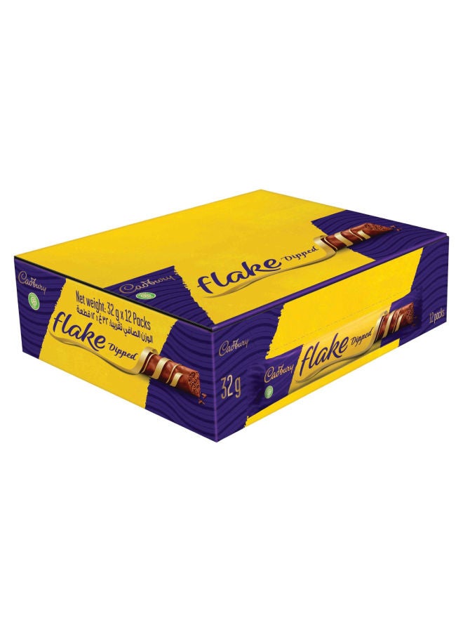 Cadbury - Flake Dipped Chocolate Bar 28grams Pack of 12 - Image 1