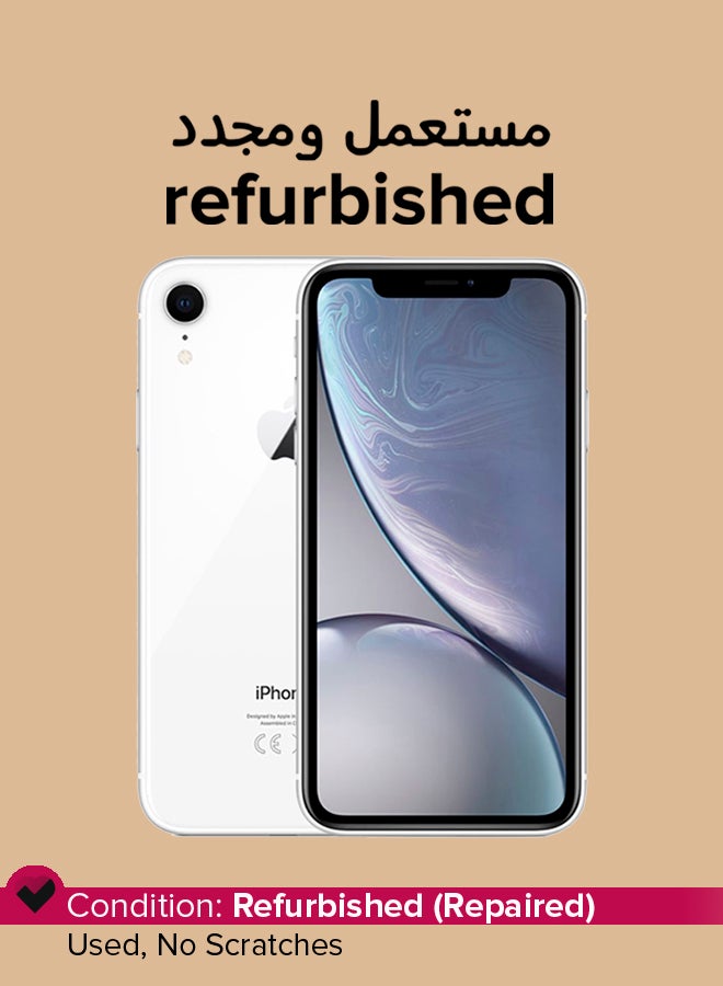 Apple Refurbished - iPhone XR 128GB White 4G With Facetime - International Version  - Image 1