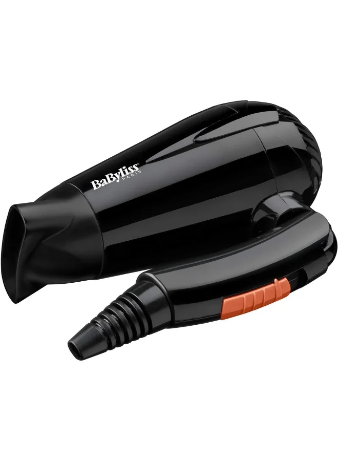 babyliss Hair Dryer | Powerful 2000w Drying Performance With Dual Voltage For Travel Convenience | 2 Heat And Speed Settings With Fast Drying Time | Lightweight And Portable Design | 5344SDE