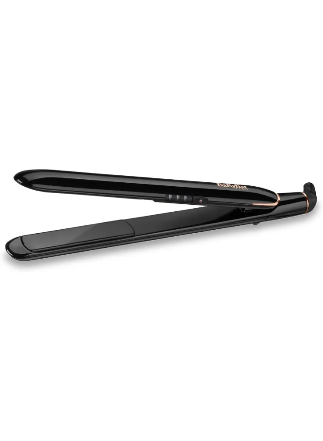 babyliss Smooth Finish 230 Hair Straightener | Titanium Ceramic Plates For Efficient Straightening | Adjustable Temperature Settings For Versatile Styling | Salon-quality Results At Home | ST250SDE