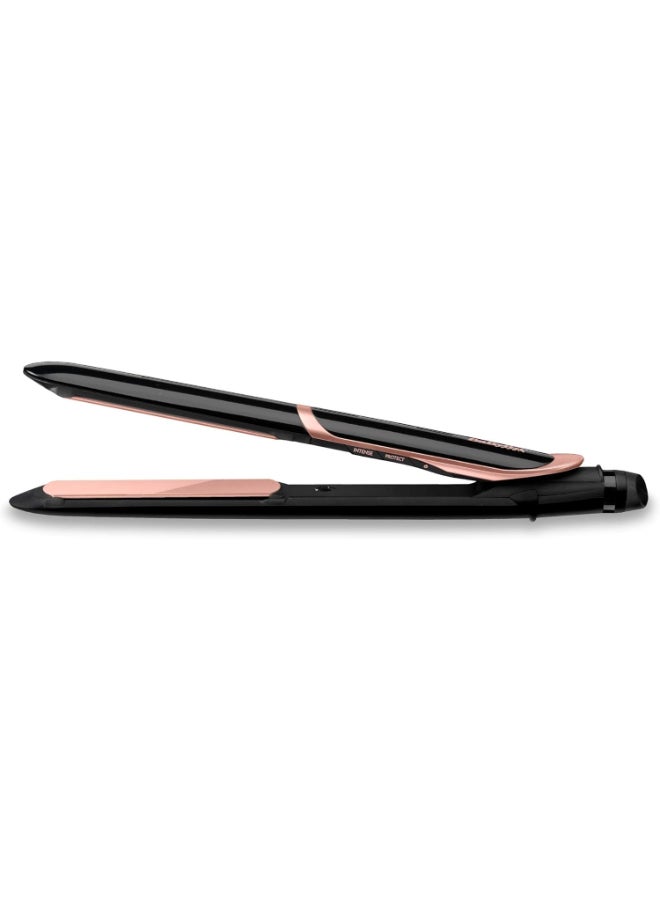 BaByliss Shimmer Hair Straightener Fast Heat-up With Tourmaline-ceramic Coated Plates 6 Digital Heat Settings 140°C - 235°C Ionic Frizz Control And Auto Shut Off Black - Image 2