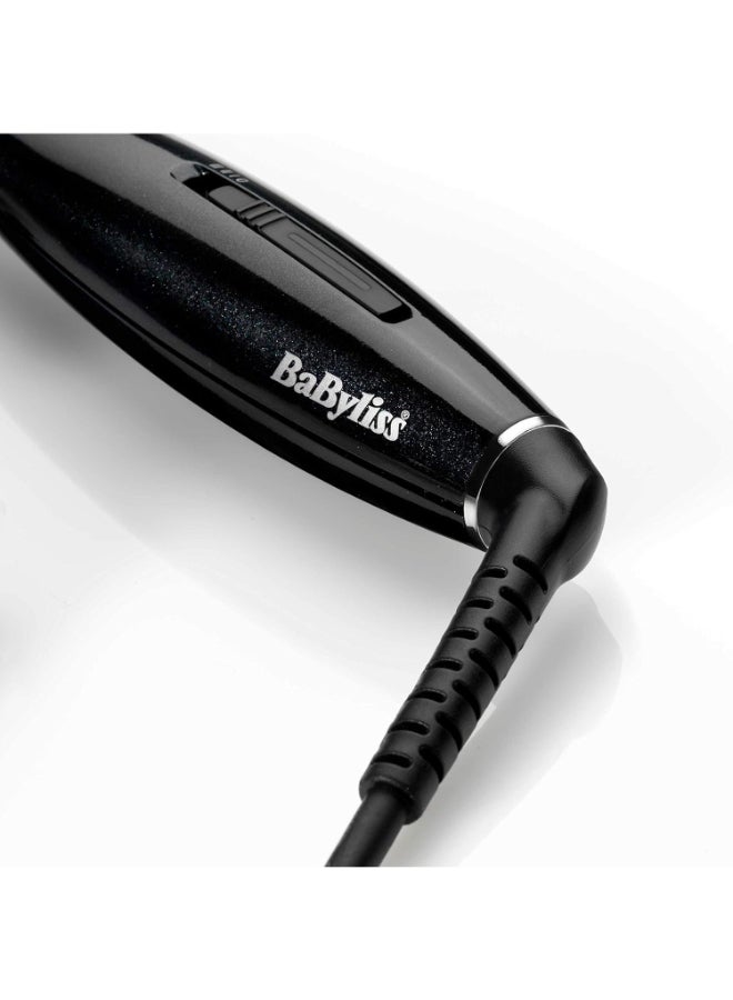 babyliss - Hair Straightening | 3d Tech Hot Brush For Versatile Styling And Smooth Results | Black Design For A Sleek | Durable Construction For Long-lasting Performance | HSB101SDE Black - Image 1