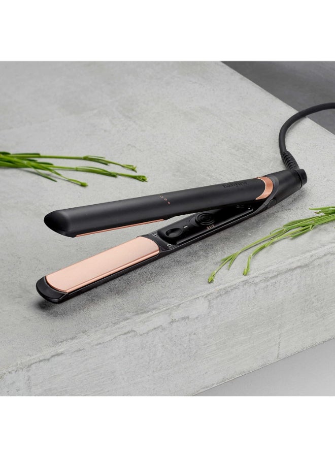 babyliss - Hair Straightener | 28mm Wide Plates For Efficient Styling | Advanced Ceramic And Nano Quartz Technology Wih Fast Heat-up Time | Lightweight And Ergonomic Design | ST598SDE Black/Bronze - Image 1