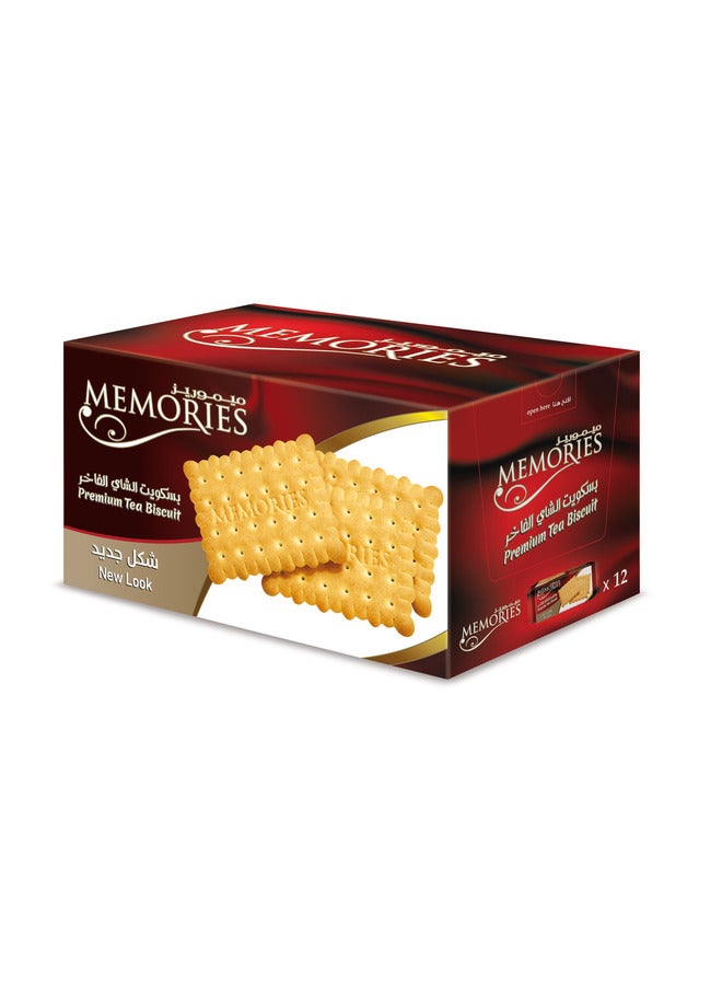 Memories Premium Tea Biscuit 150grams Pack of 12 - Image 1