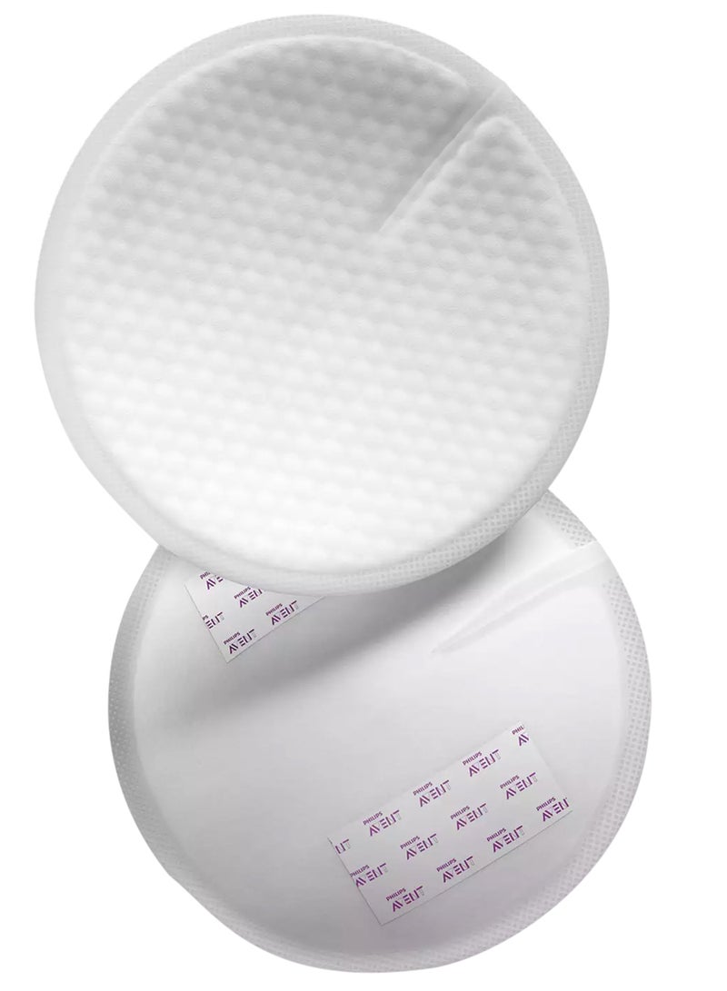 PHILIPS AVENT - 24 - Pieces Maximum Comfort Disposable Breast Pads For Women - White - Image 1