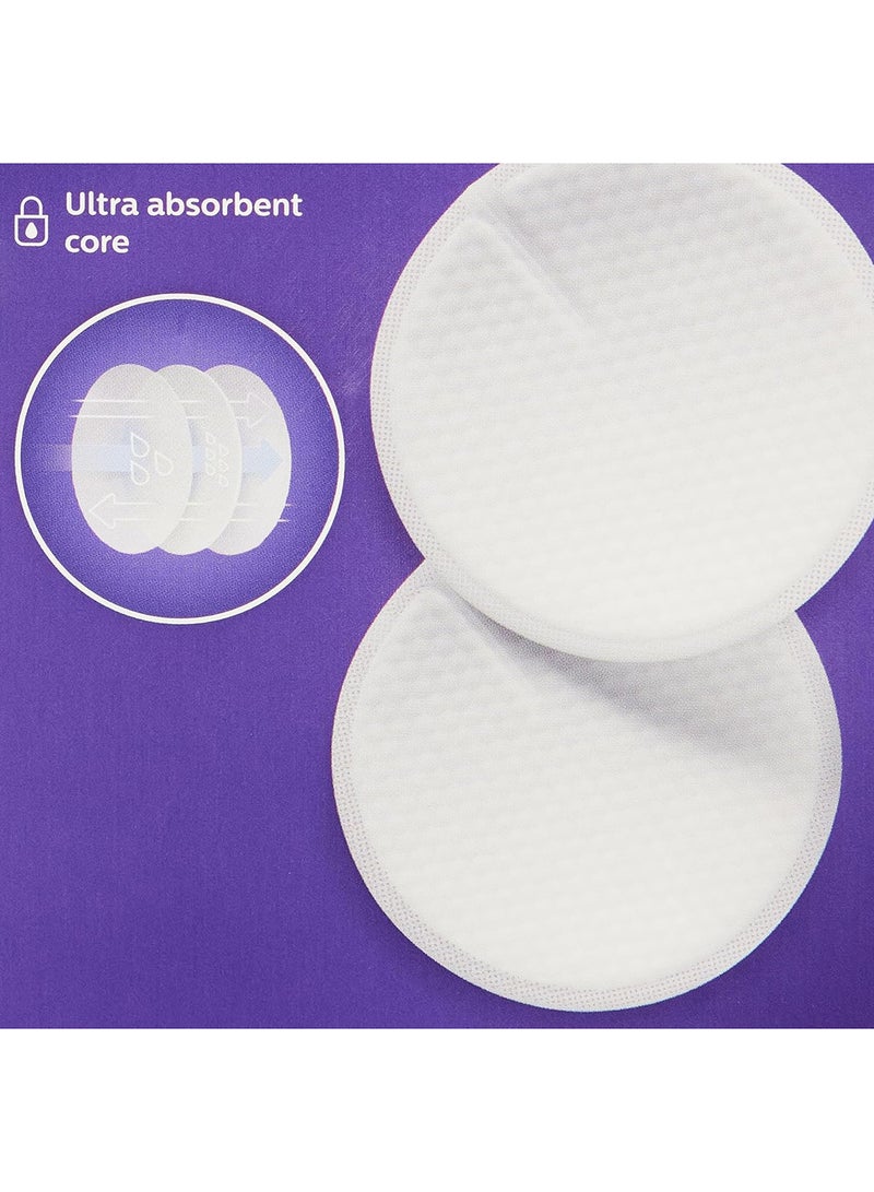 PHILIPS AVENT - 24 - Pieces Maximum Comfort Disposable Breast Pads For Women - White - Image 1