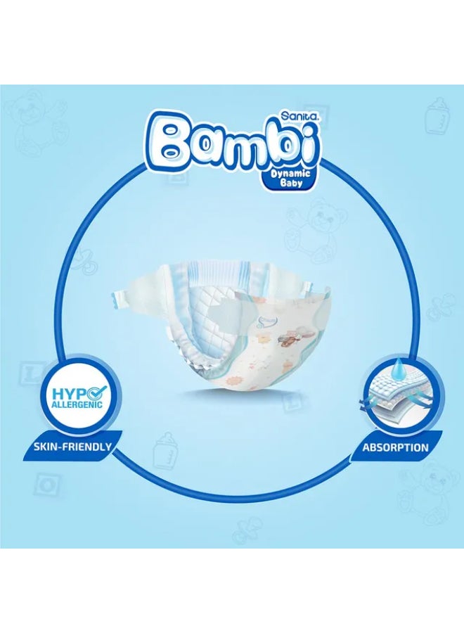 Sanita Bambi Baby Diapers Super Pack Size 6, XX Large +16 KG, 72 Count - Image 3