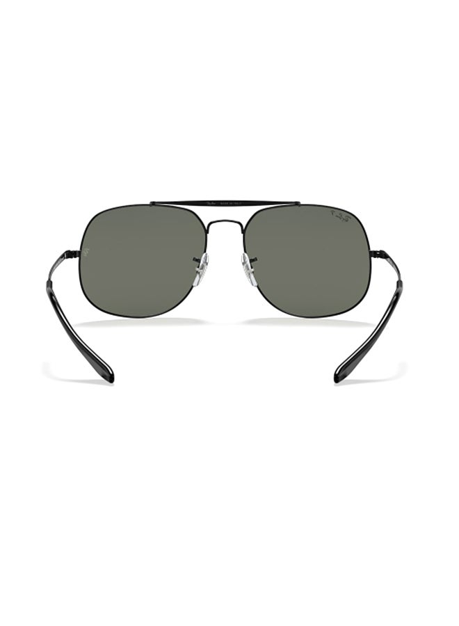 Ray-Ban Unisex UV Protection Square Shape Metal Sunglasses RB3561 002/58 57-17 - Lens Size: 57 Mm - Polished Black - Image 4