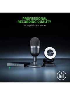 RAZER Razer Seiren Mini Ultra Compact Condenser Microphone, Ultra-Precise Supercardioid Pickup Pattern, Professional Recording Quality, Ultra-Compact Build, Shock Resistant -  Black  - Image 3