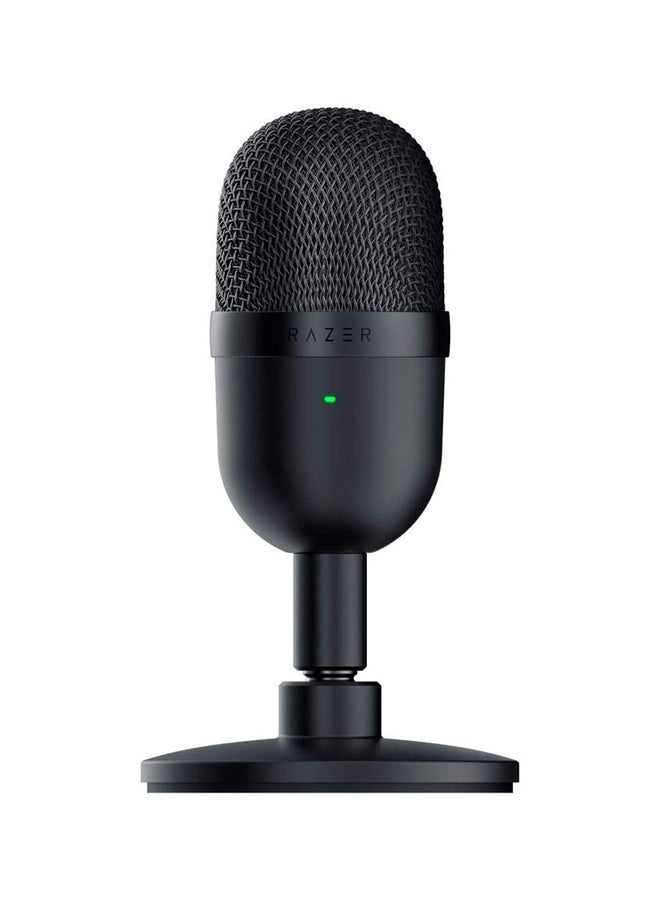 RAZER - Razer Seiren Mini Ultra Compact Condenser Microphone, Ultra-Precise Supercardioid Pickup Pattern, Professional Recording Quality, Ultra-Compact Build, Shock Resistant -  Black - Image 1