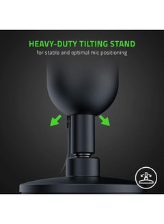 RAZER Razer Seiren Mini Ultra Compact Condenser Microphone, Ultra-Precise Supercardioid Pickup Pattern, Professional Recording Quality, Ultra-Compact Build, Shock Resistant -  Black  - Image 5